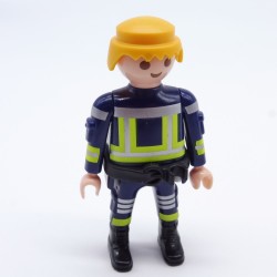 Playmobil 33466 Fireman Blue and Neon Yellow