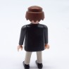 Playmobil Man Gray Black and Red Camouflage Paint