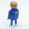 Playmobil Homme Bleu Vert Traits Blancs Capuche