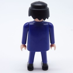 Playmobil Homme Bleu avec Poches Grises