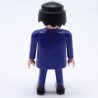 Playmobil Blue Man with Gray Pockets