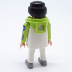 Playmobil Homme Blanc et Vert Plastron Espace Vert