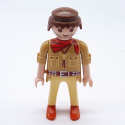 Playmobil 33517 Light Brown and Yellow Cowboy Red Scarf