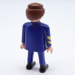 Playmobil Blue and Yellow Man a bit damaged