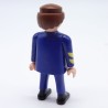 Playmobil Homme Bleu et Jaune un peu abimé