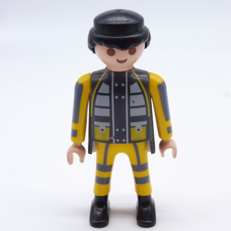 Playmobil 33532 Homme Jaune et Gris Bottines Noires