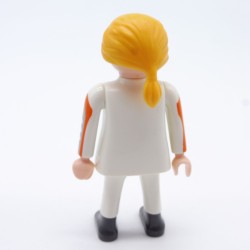 Playmobil Woman White and Orange Future Planet