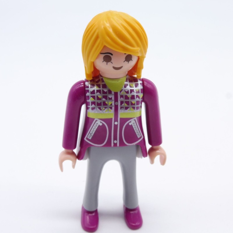 Playmobil 33548 Femme Moderne Violet et Gris Chaussures Violettes