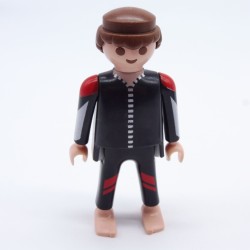 Playmobil 33577 Diver Man Black Red and Silver Barefoot