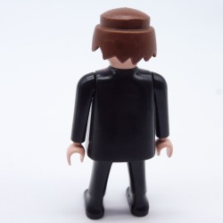 Playmobil Man Black and Red PM145