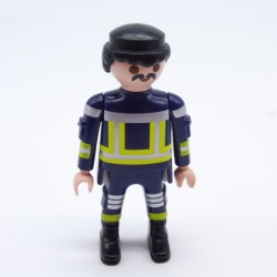 Playmobil 33597 Fireman Blue and Neon Yellow