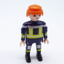 Playmobil 33598 Fireman Blue and Neon Yellow