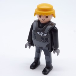 Playmobil 33606 Policeman Gray and Black Bulletproof Vest Holster