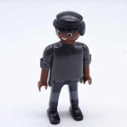 Playmobil 33609 Homme Gris Manches Relevées Africain