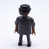 Playmobil Homme Gris Manches Relevées Africain