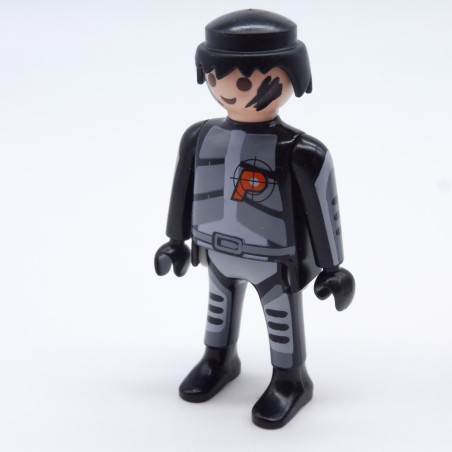 Playmobil 33610 Homme Noir et Gris Future Planet Peinture sur Visage