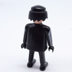 Playmobil Man Black and Gray Future Planet Face Painting