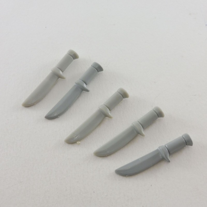 Playmobil 16544 Playmobil Set of 5 Gray Knives