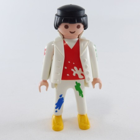 Playmobil 21638 Playmobil White & Red man with White Waistcoat of Painter