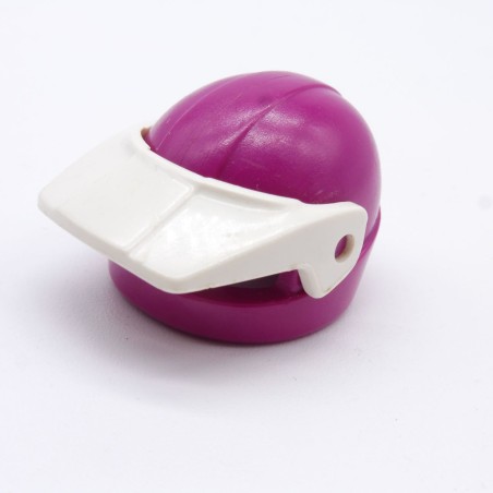 Playmobil 30695 Casque de Moto Violet avec Visière Blanche