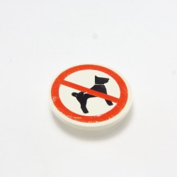 Playmobil 30546 Playmobil Dog prohibited sign