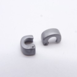 Playmobil 15673 Pair of Very Thin Silver Gray Cuffs