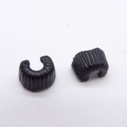 Playmobil Pair of Black Fur Cuffs