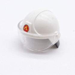 Playmobil 33618 Casque de Pompier Blanc avec Logo et Visiére