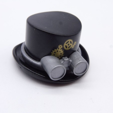 Playmobil 33637 Black Top Hat with Steampunk Goggles