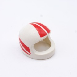 Playmobil 33654 Child's White and Red Motorcycle Helmet