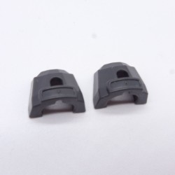 Playmobil 33708 Set of 2 Dark Gray Shoulder Covers