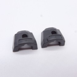 Playmobil 33708 Set of 2 Dark Gray Shoulder Covers