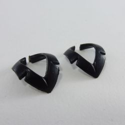 Playmobil Lot de 2 Cols Noirs Vintage