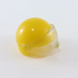 Playmobil Casque Vintage Jaune avec Visière