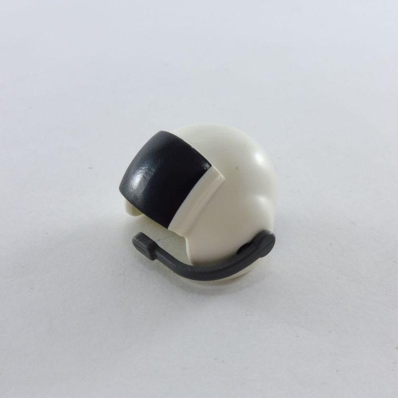 Playmobil Casque Blanc et Noir de Pilote Hélicoptère avec Micro