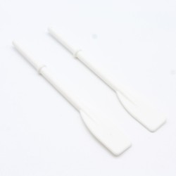 Playmobil 18908 Lot of 2 Small White Oars for Boat