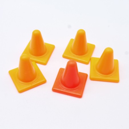 Playmobil 27593 Set of 5 Small Traffic Cones