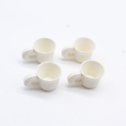 Playmobil 8365 Set of 4 White Cups
