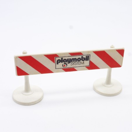 Playmobil 33889 Barrière de Signalisation Travaux Vintage