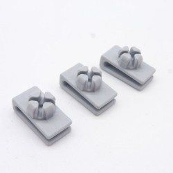 Playmobil 33910 Set of 3 Gray Clamps for Cables 4325 7390 7391 7777 System X