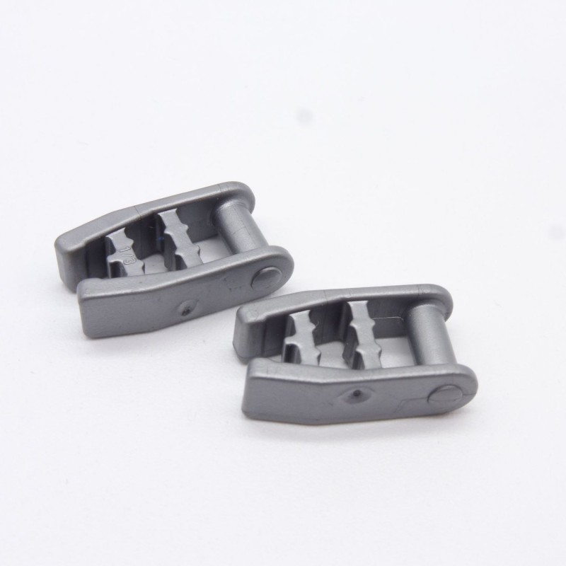 Playmobil 33915 Set of 2 System X Gray Connectors