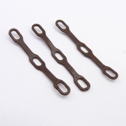 Playmobil 33920 Set of 3 Brown Sail Ties on Worn Pirate Ship Mast
