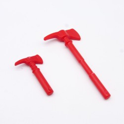 Playmobil 33944 Set of 2 Red Fireman's Axes 4821 4825 5097 5397 5651 5663