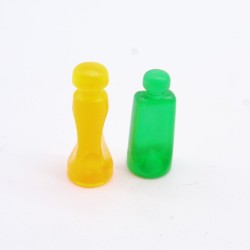 Playmobil 34004 Set of 2 Perfume Bottles Green and Orange Beauty Product