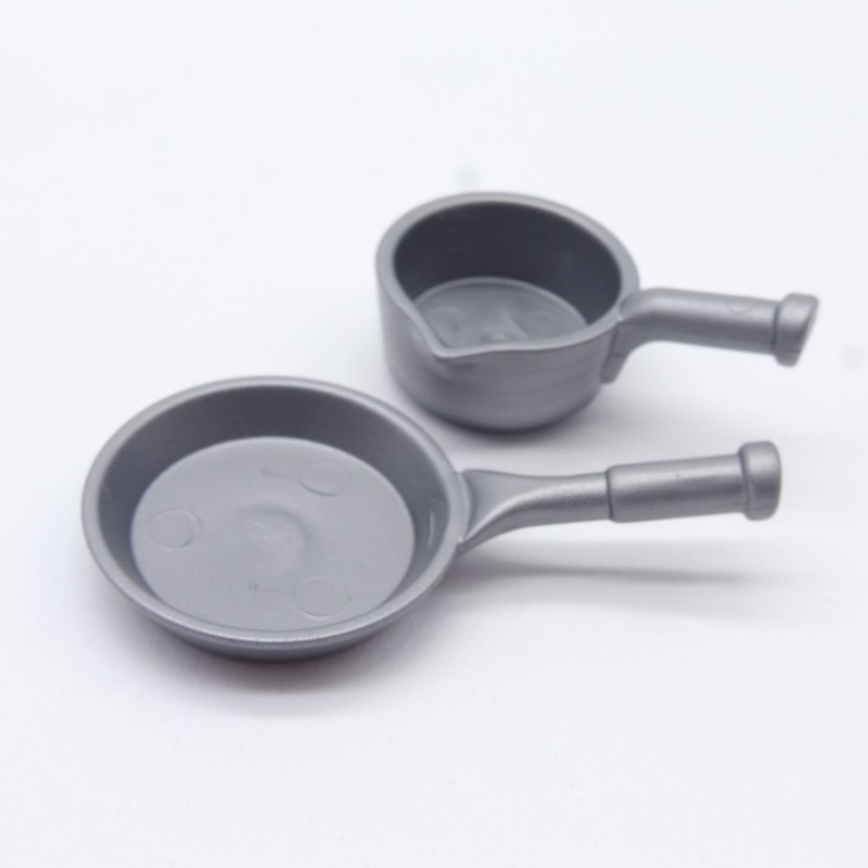 Playmobil 34014 Western Gray Skillet and Saucepan