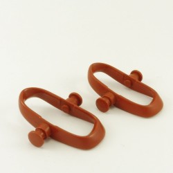 Playmobil 1703 Playmobil Set of 2 Brown Harness for Carriage
