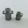 Playmobil 9152 Playmobil Lot de 2 Pots à Lait Gris
