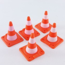 Playmobil 18269 Playmobil Lot de 5 Cones de Signalisation