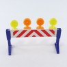 Playmobil 13859 Playmobil Barrière de Signalisation Travaux avec Flash Oranges