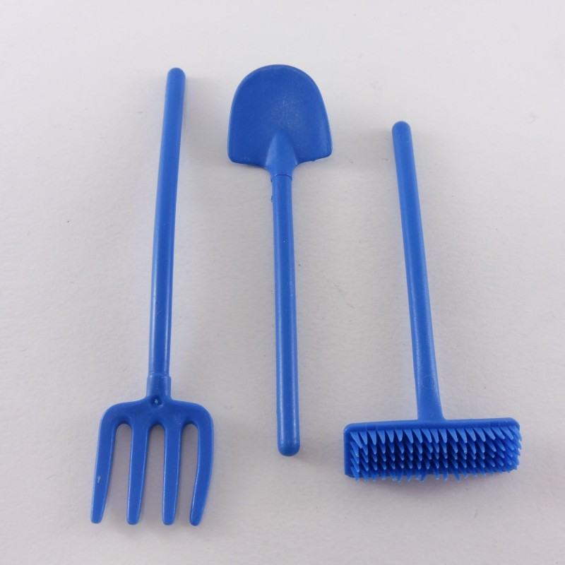 Playmobil 24993 Playmobil Lot d'outils bleus de Fermier